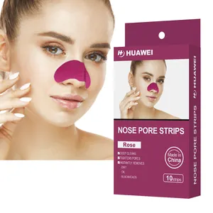 Beauty 3 Schritte Mitesser Aufkleber Glasierte Entferner Pflanzen Reinigungs streifen Deep Mask Großhandel Clean Nose Pore Strip Cotton Sheet