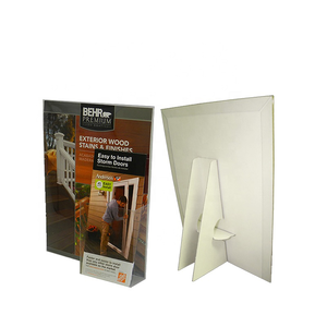 Yize Thiết Kế Tùy Chỉnh Độc Đáo Tông Áp Phích Quảng Cáo Countertop <span class=keywords><strong>A4</strong></span> Giấy Hiển Thị <span class=keywords><strong>Standee</strong></span> - Product Image 1