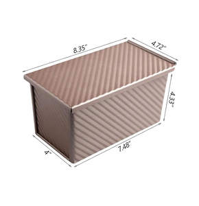 Stampo per pane con coperchio antiaderente per pane fatto in casa - Product Image 2