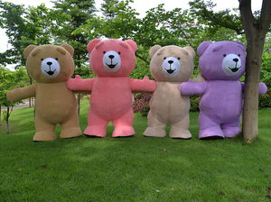 Vente en gros d'usine, prix bas, <span class=keywords><strong>mascotte</strong></span> en peluche en fourrure d'ours en peluche personnalisée pour les costumes de <span class=keywords><strong>mascotte</strong></span> de personnage de dessin animé - Product Image 5