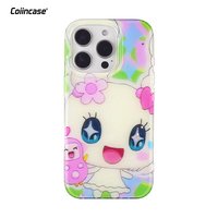 Funda de Teléfono Personalizada con Logotipo, Diseño de Dibujos Animados, TPU+PC Suave, Protección 360° Anti-Caídas y Anti-Huellas