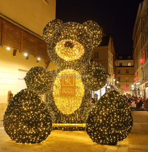 Reclame Opblaasbare Dieren Speelgoed Matras Pop Park Commerciële Versieren Grote Kerst Gigantische Opblaasbare Teddy <span class=keywords><strong>Gummy</strong></span> Ijsbeer - Product Image 4