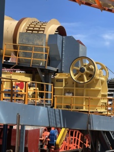 Trituradora de mandíbula con transportador y alimentador, máquina de minería de trituración primaria, hecha en Taiwán, marca Fong Chuan, a la venta - Product Image 6