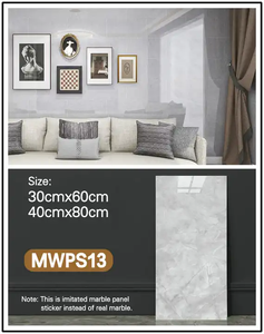 自己粘着ビニールコンタクトペーパー<span class=keywords><strong>PVC</strong></span>ピールアンドスティック壁紙大理石パターンキッチンバスルーム用防水3D壁紙 - Product Image 6
