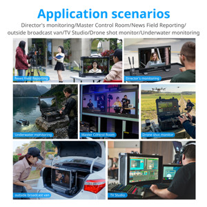 FEELWORLD Q41 Quade 4.5 "2RU multi-écran LCD moniteur de montage en rack 3G-SDI 4KHDMI moniteur de montage en rack <span class=keywords><strong>Portable</strong></span> - Product Image 4