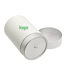 Vente en gros d'encre de soja tube Kraft emballage de bougie tube en papier emballage pour bougies tube en papier rond