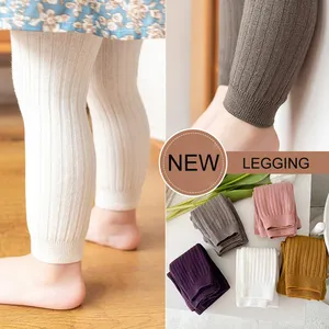 Australia US Fashions Quality Blank Kids Girls Leggings Autumn Newborn Socks Combed Cotton Baby Tights