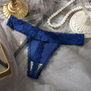 Intimo Sexy da Donna in Cotone, <span class=keywords><strong>Perizoma</strong></span> a Vita Bassa con Fascia in Pizzo per una <span class=keywords><strong>Collezione</strong></span> di Lingerie Quotidiana Comoda ed Elegante - Product Image 4