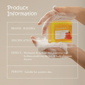 Etiqueta privada Orgánica Miel Perfumado Baño Jabón hecho a mano Cosméticos Suave Respetuoso con la piel Precio barato <span class=keywords><strong>Barra</strong></span> de jabón de miel personalizada - Product Image 6