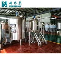 Équipement de Fermentation de Bière Artisanale et de Vin Hermann 2000L, Cuve sous Pression 10000L 5000L 3000L, Haute Productivité, Garantie 4 Ans, 220V 3KW