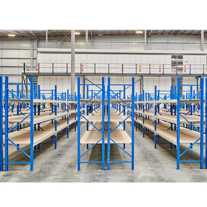 Étagères d'entrepôt industrielles certifiées CE, étagères à portée longue à charge moyenne pour le stockage en entrepôt - Product Image 6