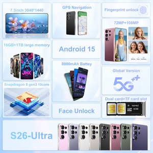 Teléfono Inteligente S26 Ultra de 7.3 Pulgadas, 16GB+1TB, Rendimiento de Juego Fluido, Desbloqueado de Fábrica, Android 15 5G, para Gamers y Pedidos al por Mayor - Product Image 3