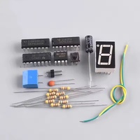Kit de contador decimal - Circuito electrónico sencillo para enseñanza y pruebas, producción electrónica DIY, piezas de repuesto