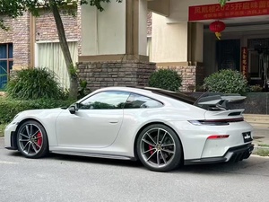 Pour <span class=keywords><strong>Porsche</strong></span> 992 992.2 Kit de carrosserie en fibre de carbone 992 mise à niveau GT3-style pare-chocs avant et arrière Spoilers et capot - Product Image 4