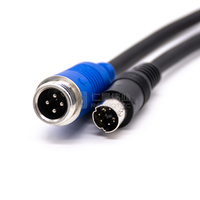 Mini-DIN-Stecker Elektrischer Verbinder 6-polig zu GX12 4-polig Verbinder Luftfahrt GX12 2 3 4 5 6-polig Rundsteckverbinder