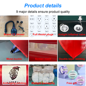 Aoyu thương mại giải trí giải trí địa điểm trên mặt đất bóng chuyền hồ bơi Inflatable với hồ bơi - Product Image 3