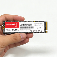 Great Wall GW3500 NVMe M.2 PCIe3.0 SSD Internal 3D NAND TLC 128G/256G/512G/1T/2T Max kecepatan baca 3500MB/dtk bersertifikat ROHS untuk