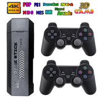 Adaptador Inalámbrico para TV X2 Plus con Cerca de 40000 Juegos Integrados, Consola de Videojuegos Retro Clásica 3D Android, Stick de Videojuegos 4K