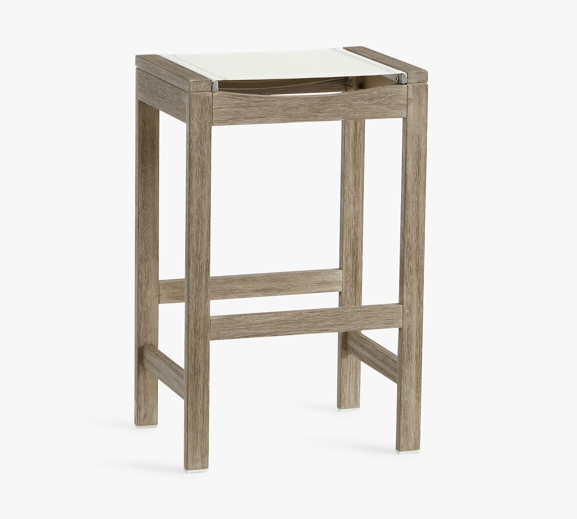 Simplistic  Compact Profile Outdoor and Indoor Furniture Bar and Counter Wood Stools