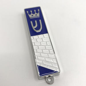 Caja de Mezuzah judía con pergamino Jerusalén pared <span class=keywords><strong>occidental</strong></span> Torah corona diseño Judaica Israel regalo 9,5 cm (3,7 pulgadas) - Product Image 4