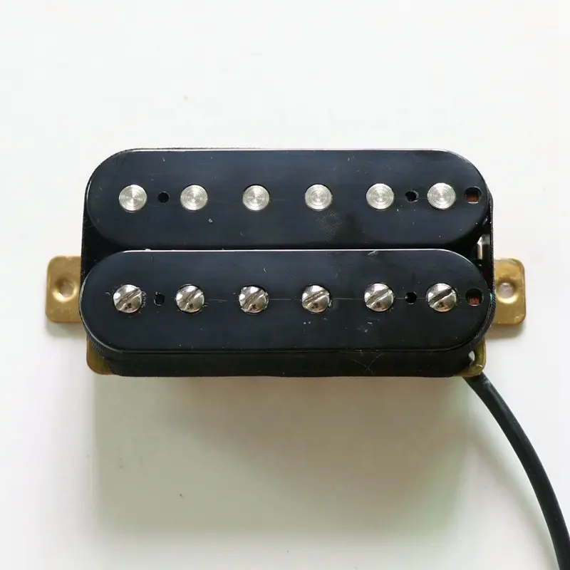 ดองลิสกีตาร์ไฟฟ้าสีดำ/ สีขาว/ม้าลาย/สีงาช้าง Alnico 2แม่เหล็ก Humbucker Pickups สำหรับ LP humbucking กีตาร์ไฟฟ้า