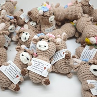 100 conceptions soutien émotionnel cornichon pomme de terre Crochet poupées à la main soutien émotionnel inspirant tricoté Crochet Taco pour cadeau
