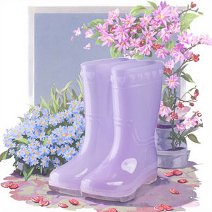 Botas de Lluvia de PVC Impermeables y Antideslizantes hasta la Rodilla para Verano, con Plantilla de EVA, para Jardín y Cocina, Baratas para Adultos, Venta al Por Mayor - Product Image 2