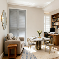 Volets en bois sur mesure pour plantations, OEM ODM, volets ventilés, taille et couleur personnalisées, vente en gros pour la décoration intérieure