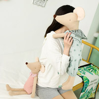 Couple habillé Souris Jouet en peluche Mignon Poche Ventre Mini Souris en peluche Coeur Souris en peluche Jouet