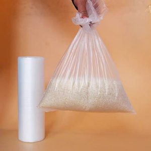Bolsas de plástico de boca plana para almacenamiento, bolsas de compras para supermercado, bolsas para conservación de alimentos, venta directa de fábrica - Product Image 3