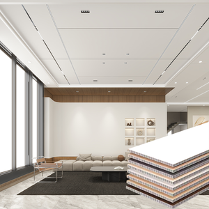 Panel de <span class=keywords><strong>Techo</strong></span> Integrado de Panal de Abeja de Aluminio para Toda la Casa, Cocina, Sala de Estar, Hotel - Product Image 2