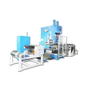 China cheap disposable take away aluminium tray mechanical press foil plate aluminum foil container making machine