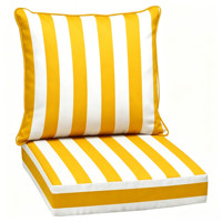 Coussin de siège d'extérieur toutes saisons en promotion, coussin lombaire doux, housse amovible, logo personnalisé, coussins de chaise de jardin