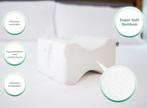 De luxe En Mousse à Mémoire de Confort de Soulagement de La Douleur Du Nerf <span class=keywords><strong>Sciatique</strong></span> Bambou Genou <span class=keywords><strong>Oreiller</strong></span> - Product Image 5