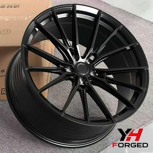 Rines Cóncavos Forjados CF4 en Negro Mate Personalizados YH <span class=keywords><strong>para</strong></span> BMW M2 M3 M4 M5 M8 E46 E90 E92 F87 G87 G80 F80 G82 F82 E92 F90 F91 F92 F93 - Product Image 1