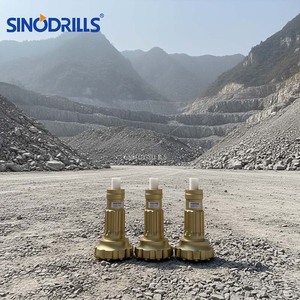 رؤوس حفر آبار المياه والتعدين الصخرية Sinodrills QL40 QL50 QL60 <span class=keywords><strong>DTH</strong></span> مقاس 219 مم - Product Image 1