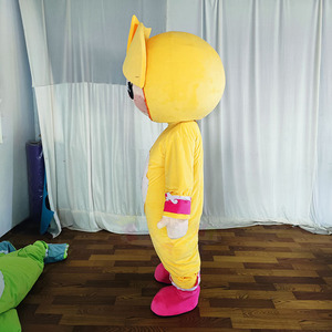 <span class=keywords><strong>Disfraces</strong></span> de Mascota Personalizados con Temática de Hojas, Personaje Verde/Amarillo, Trajes de Felpa de Tamaño Adulto <span class=keywords><strong>para</strong></span> Eventos/Promoción de Marca - Product Image 5