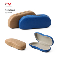 Étui à lunettes haut de gamme en cuir PU effet autruche, rigide en métal, motif gaufré autruche mat, étui de protection durable pour lunettes