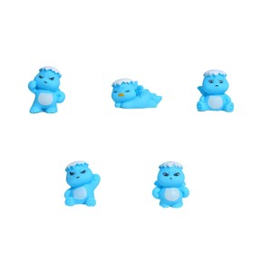 Lanshuo Mini Figurine Dragon Enneigé en Résine Plastique, Kit de Bijoux DIY, Décoration de Bureau Thème Dessin Animé - Product Image 5