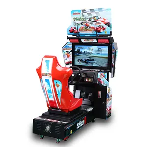 Centre d'amusement intérieur de qualité chinoise Arcade à jetons HD Outrun Driving Video Racing Car Game machine