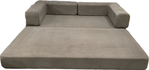 Contemporary Corduroy Upholstered Modular Sectional Sofa, Memory Foam <b>Cushion</b> Compressed Convertible Couch with <b>Storage</b> Function - Product Image 2