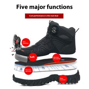 أحذية عمل رجالية وأحذية سلامة صناعية للرجال، أحذية ذات مقدمة فولاذية، أحذية رياضية مقاومة للثقب، أحذية عمل غير قابلة للانزلاق، أحذية تكتيكية للرجال - Product Image 3
