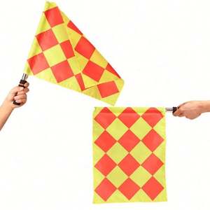 Bandera Rectangular de Árbitro 100% Poliéster al por Mayor, Bandera Publicitaria de Alta Calidad para Fútbol - Product Image 5