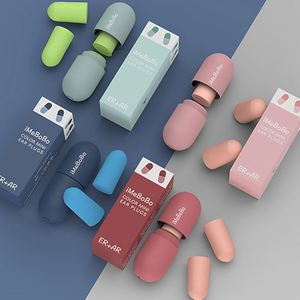 Tapones para los Oídos Reductores de Ruido, Suaves y Cómodos, Insonorizantes, de Espuma Viscoelástica de Rebote Lento, Tapones de Seguridad para los Oídos - Product Image 1