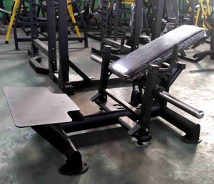 Équipement de musculation commercial, machine à poussée des hanches à charge de poids, équipement de poussée des fessiers, machine à pont <span class=keywords><strong>fessier</strong></span> - Product Image 2