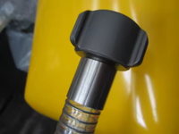 Unité 130L de mousse mobile en laiton/fonte ductile Système de mousse efficace contre l'incendie Indicateur d'extincteur pour feux de classe A/B