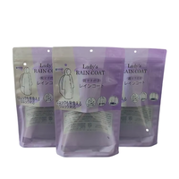 Sac d'emballage imperméable de couleur en plastique multi-sacs refermable Sac ziplock transparent en film polyester personnalisé