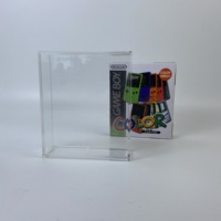 Vitrine de présentation en acrylique personnalisée pour accessoires Game Boy Color