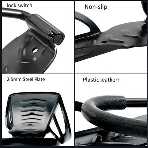 <span class=keywords><strong>Support</strong></span> <span class=keywords><strong>mural</strong></span> pliable réglable pour vélo, <span class=keywords><strong>support</strong></span> de rangement en acier réglable pour vélo, <span class=keywords><strong>crochet</strong></span> pour garage, intérieur, extérieur, VTT, route - Product Image 4