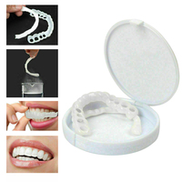 Faux Dentier Complet en Silicone Souple pour Haut et Bas – Prothèse Dentaire en Acrylique Malléable